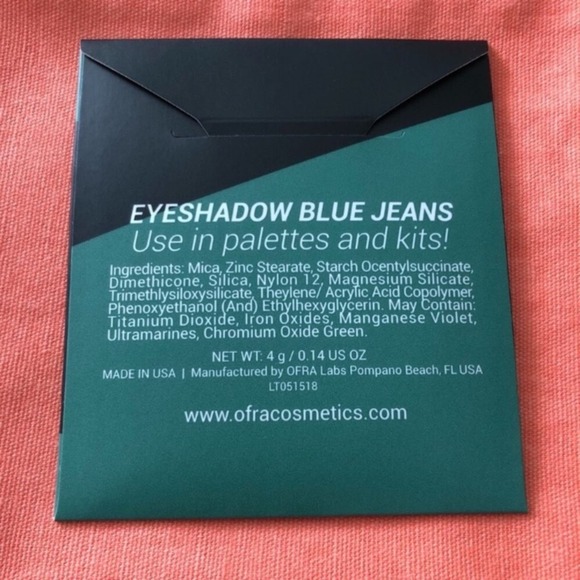 5/$25 OFRA Cosmetics Eyeshadow in Blue Jean NWT - Picture 3 of 4